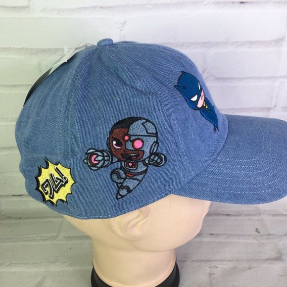 DC Super Friends Justice League Embroidered Hat - Picture 5 of 7